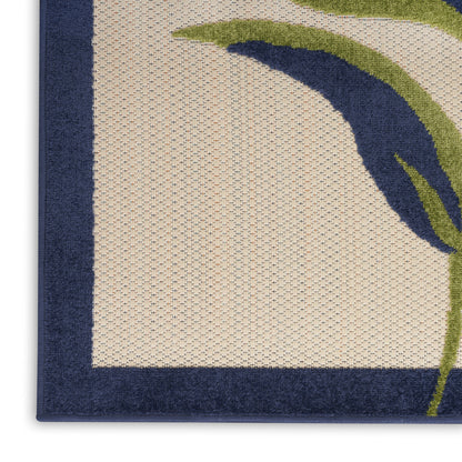 6' X 9' Multicolor Floral Stain Resistant Non Skid Area Rug